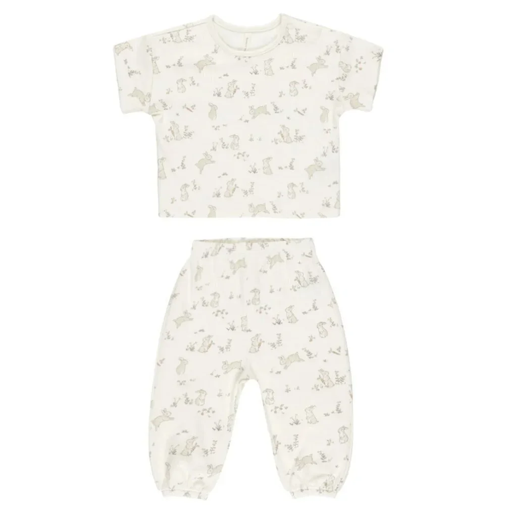 NWT - Quincy Mae Bunnies ORGANIC Set​​​